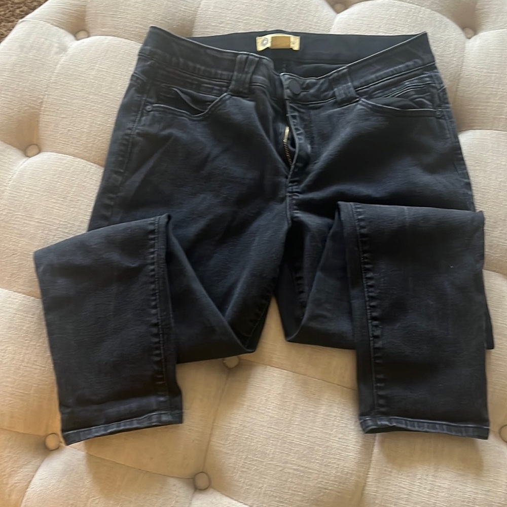 Democracy straight leg black jeans